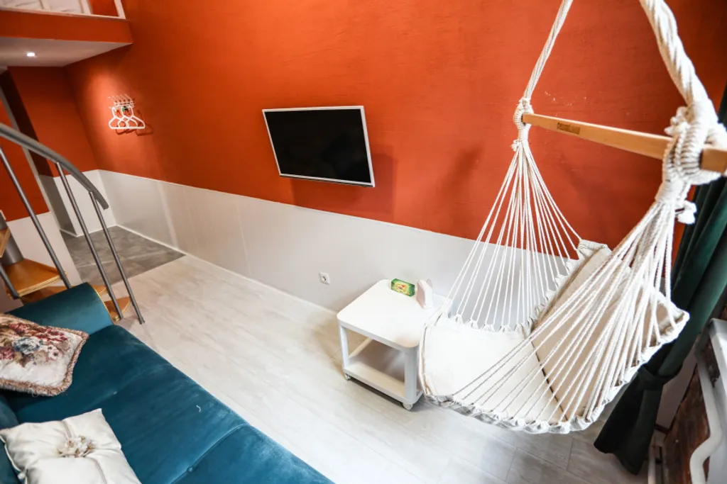 Квартира Квартира Студия с гамаком  New Horizon Есения в историческом центре Питера — Санкт-Петербург