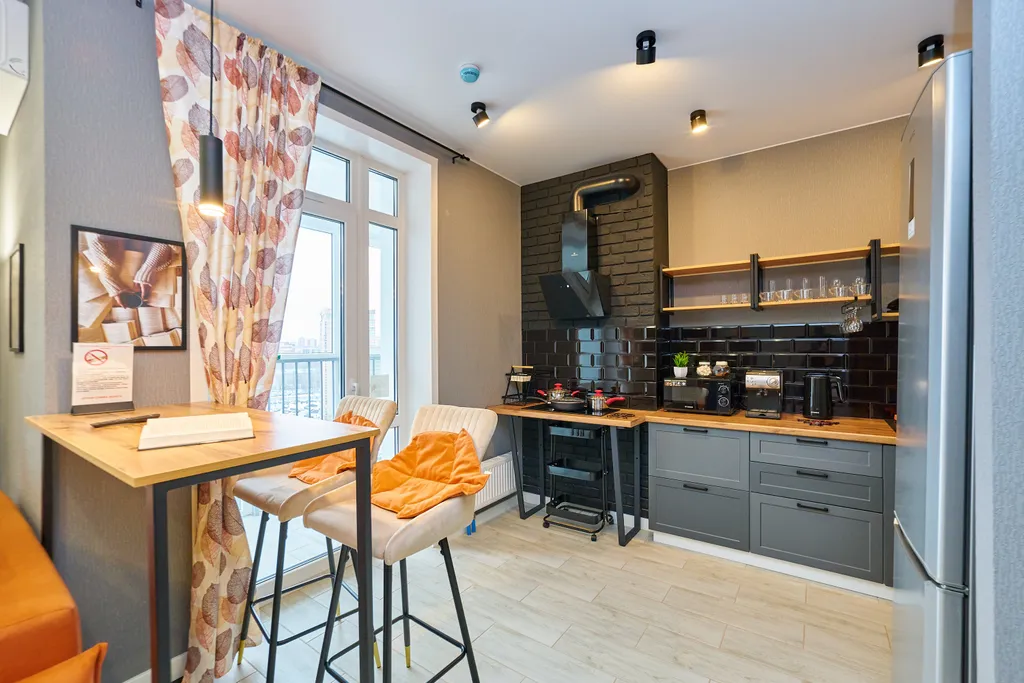 Современная студия в новом доме