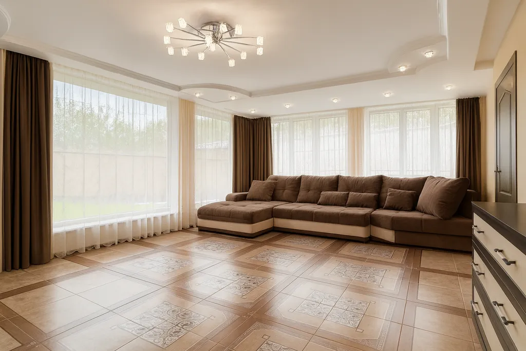 Просторные апартаменты в доме с сауной