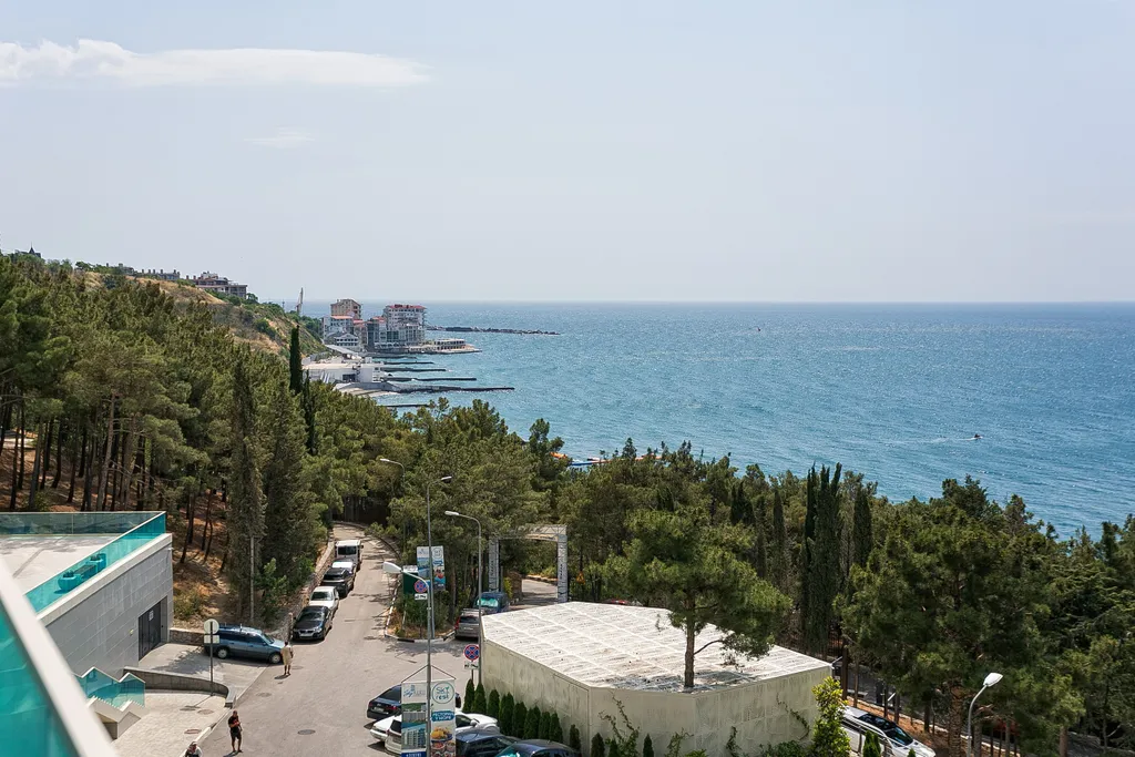 Уютная квартира Аквамарин с видом на море