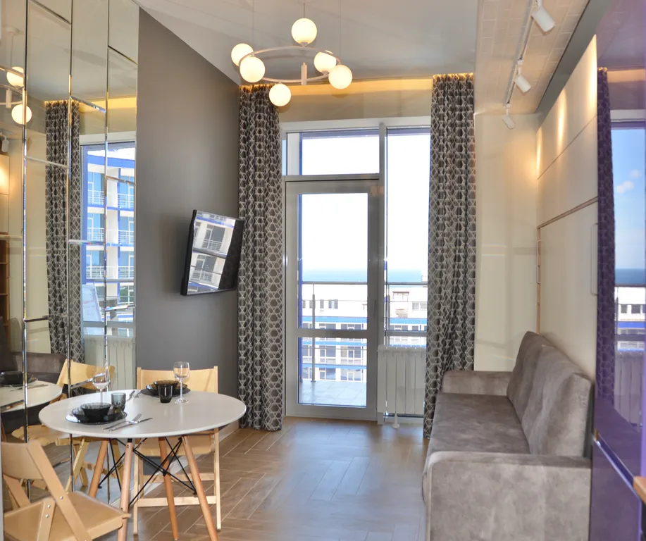 Квартира Квартира Студия с видом на морской закат и бассейн — Севастополь