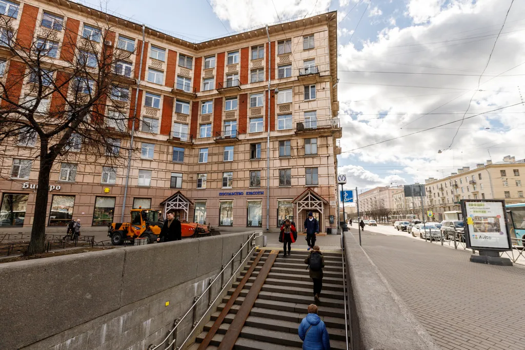 Квартира Уютная квартира у метро — Санкт-Петербург