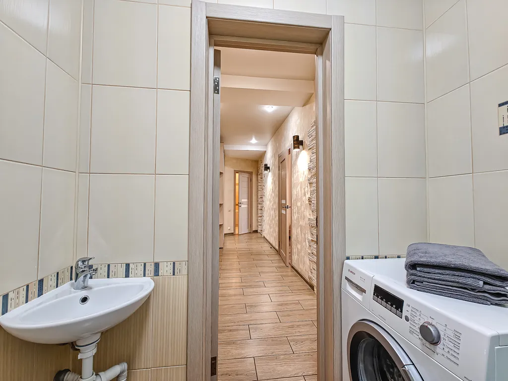 Евротрёхкомнатная квартира с балконом для 6 гостей