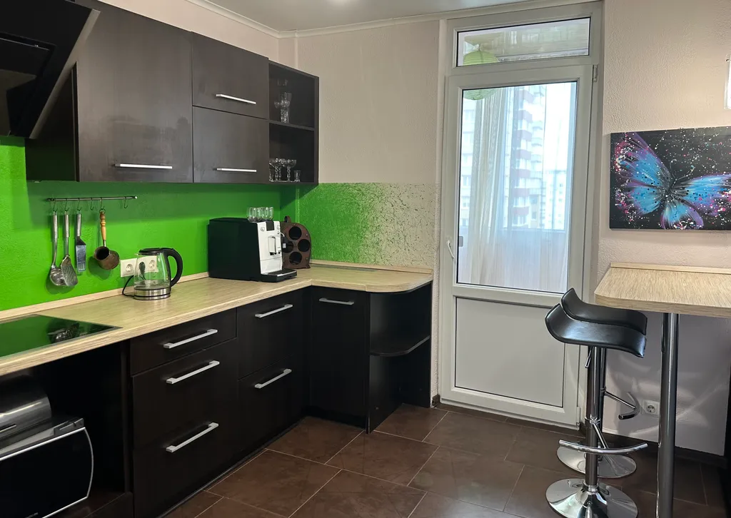 Уютная светлая квартира с кофемашиной