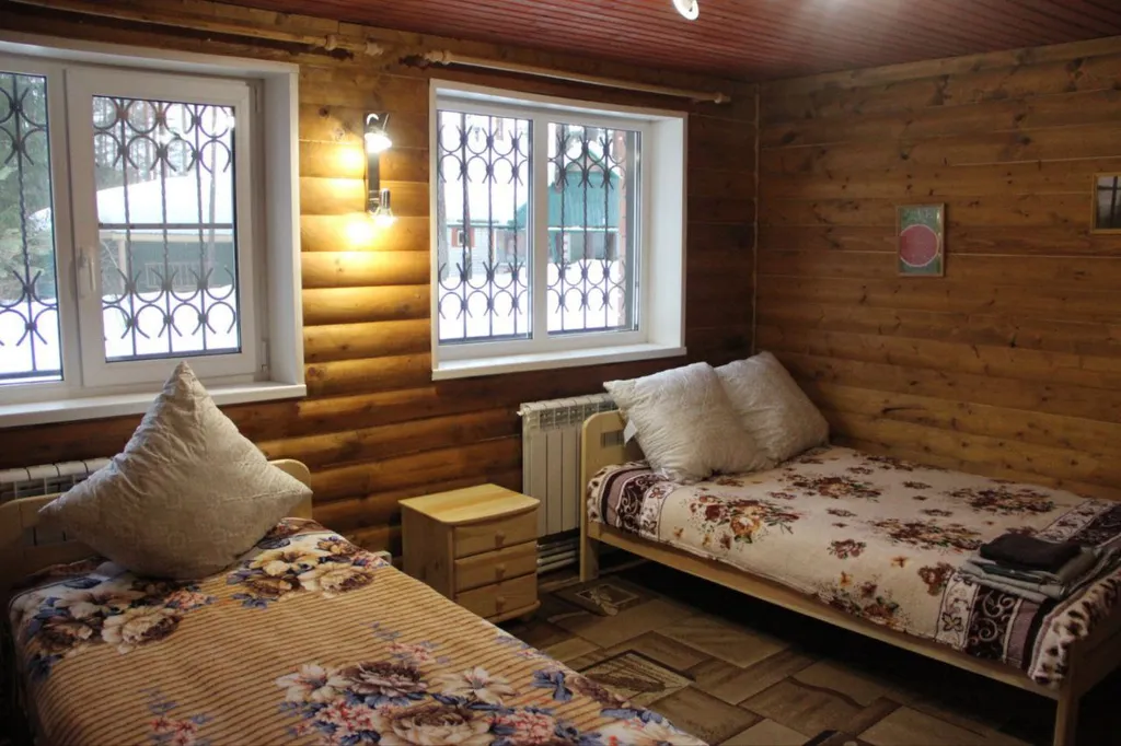 Большой номер с баней на 5 человек