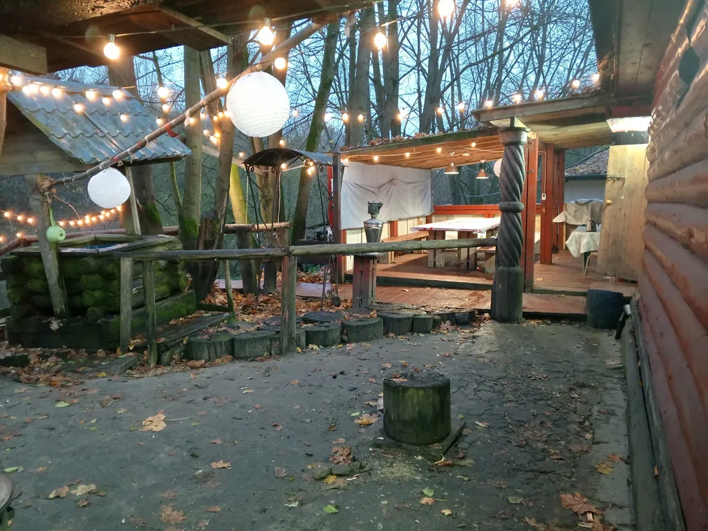 Новый год с русской баней на дровах