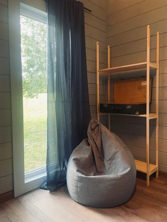 Дом из клееного бруса с панорамным видом