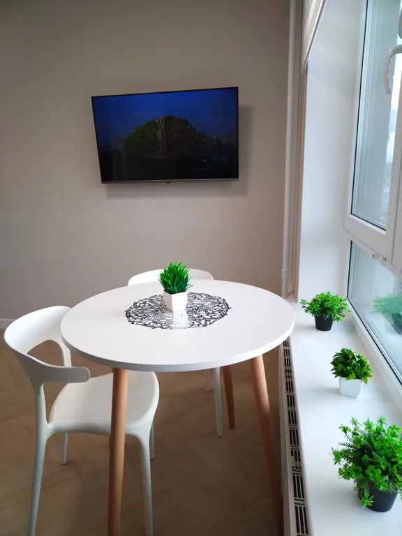 Уютная студия в новом доме с современным ремонтом