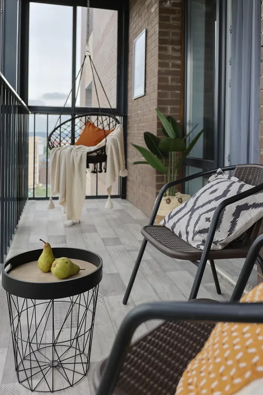 Квартира возле 130 квартала с панорамным балконом