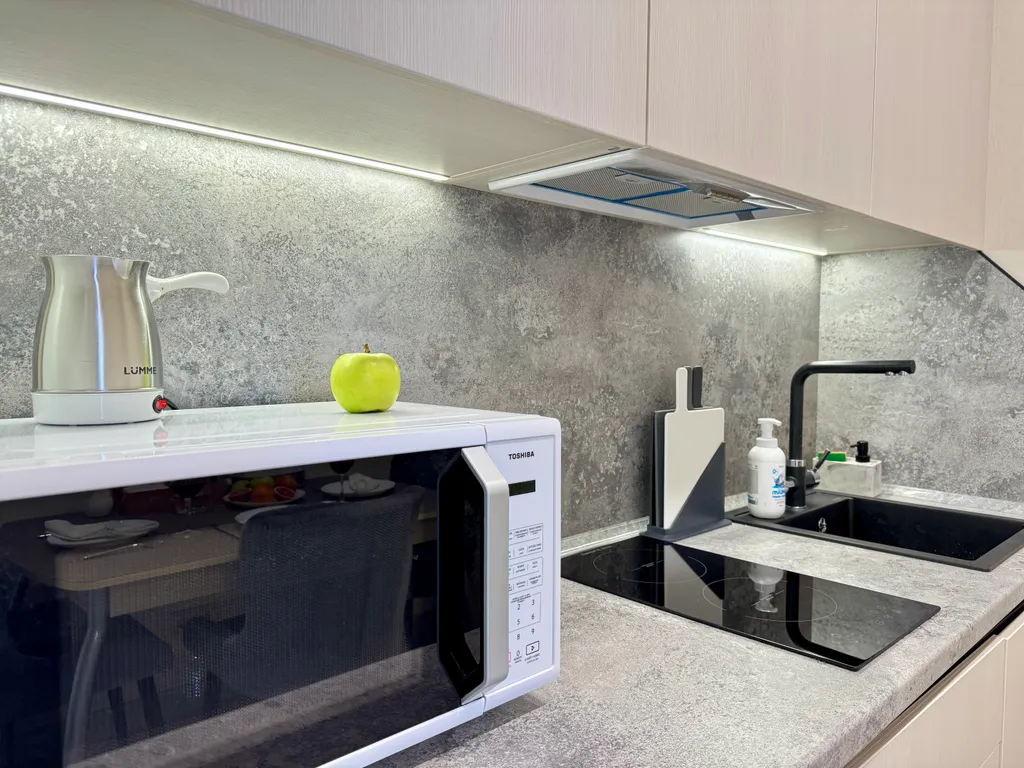 Квартира Квартира Люкс с видом на море и реку с балконом — Лазаревское