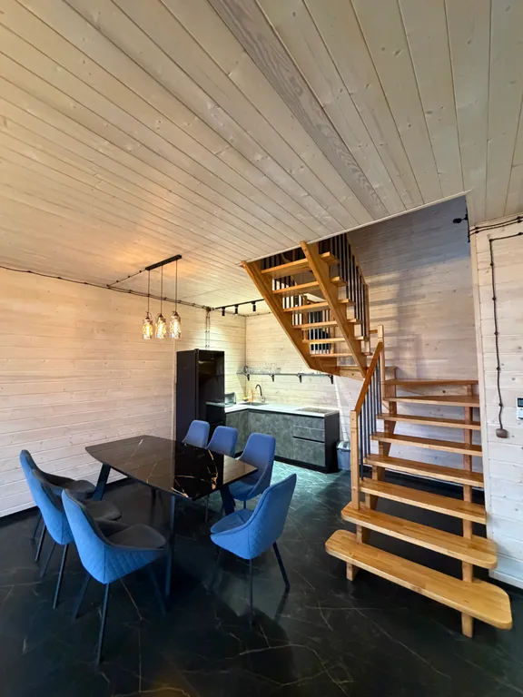 2-этажный Барнхаус с чаном, сауной и бассейном