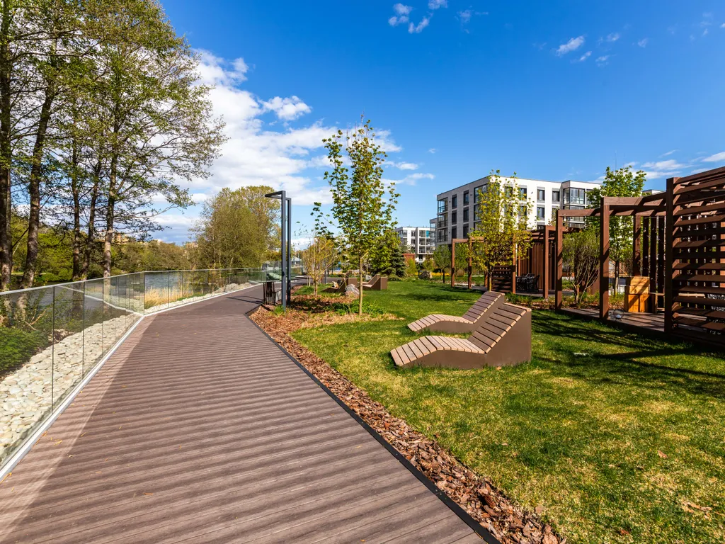 Апарт Wood Resort рядом с Финским заливом в доме с бассейном и сауной