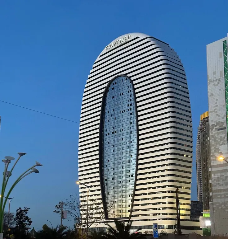 Квартира Апартаменты с видом на первой линии моря в Апарт-отеле — Батуми