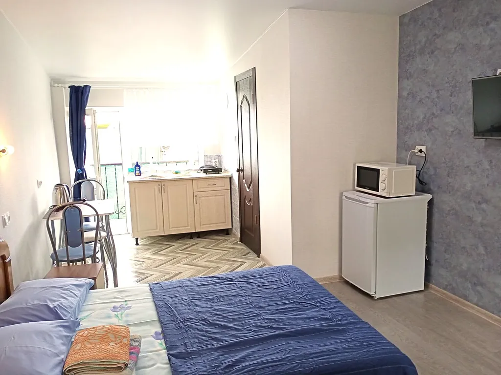 Студия «Ирис» – романтический уголок с панорамным видом на 3 этаже