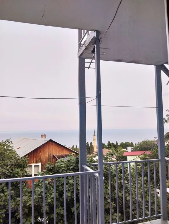 Зелёная студия с видом на море и горы