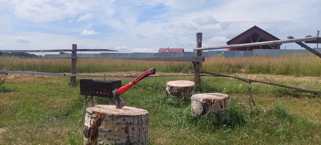 Уютный домик в деревне у Обского моря