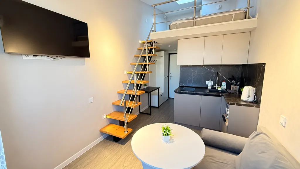 Квартира Квартира Двухуровневый апартамент с видом на море — Адлер