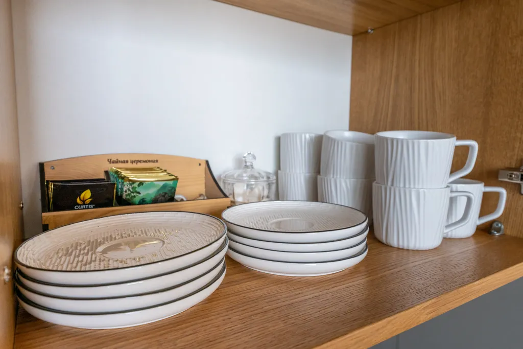 Угловой стильный апартамент с 2 спальнями