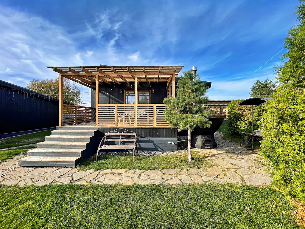 Дом с сауной и банным чаном рядом с озером Плещеево