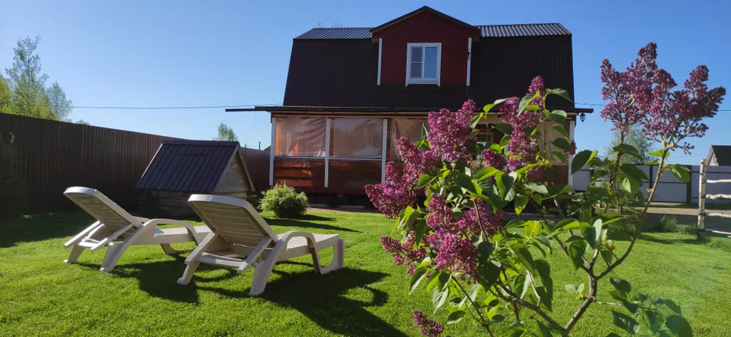 Усадьба Роза на Селигере с русской баней Red haus