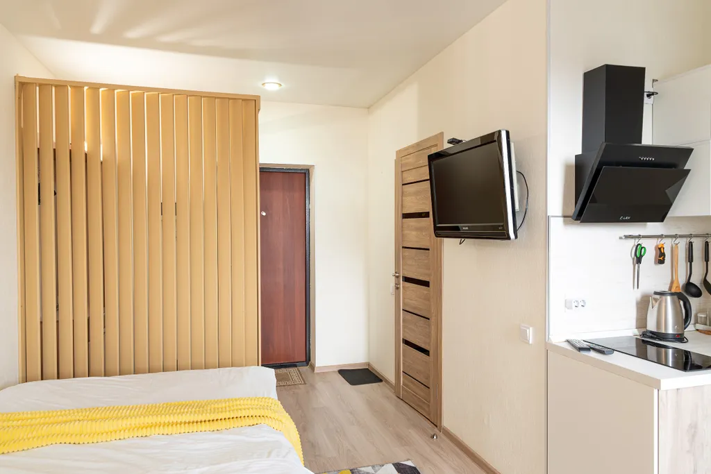 Уютная студия Orange в спальном районе