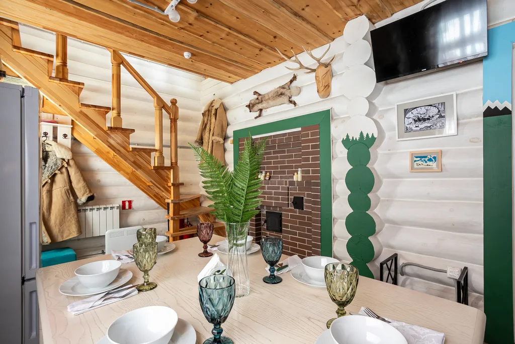 Коттедж Уютный дом Камчатка из кедра с русской баней в Кикино на Веле — Кикино