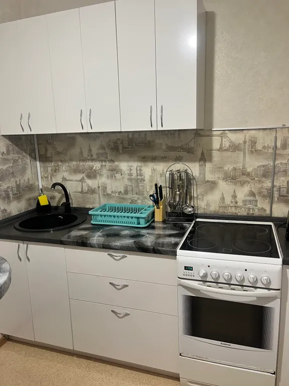 Однокомнатная квартира с видом на город