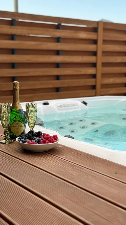 Aframe_KMV дом с горячим джакузи