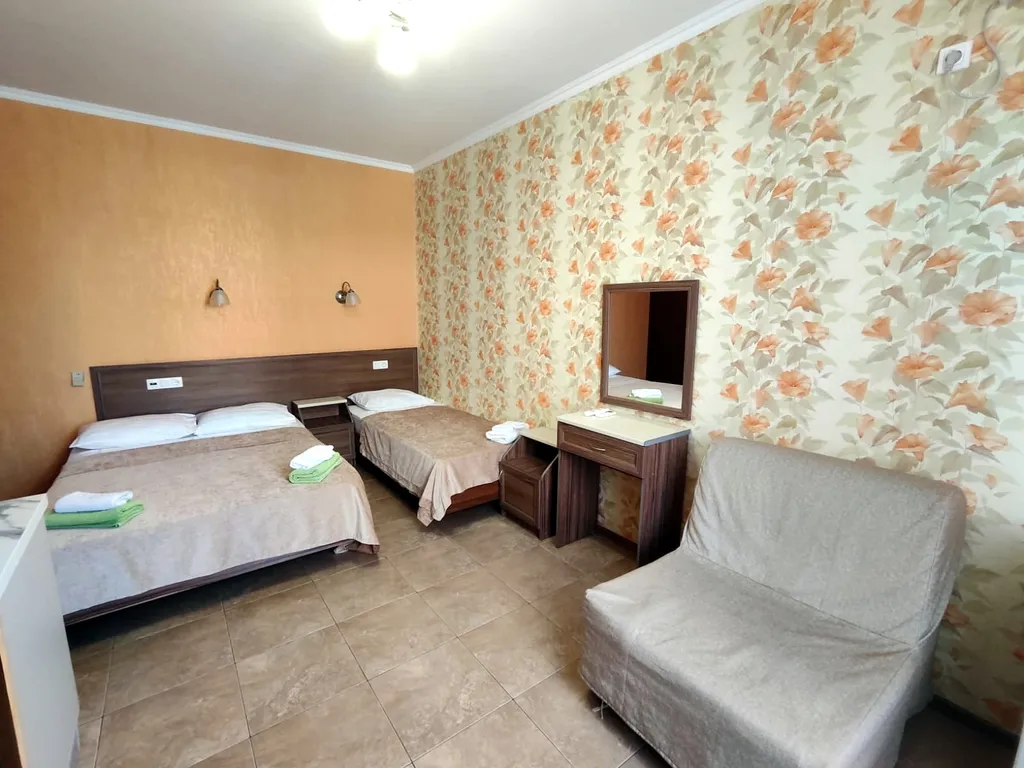 Квартира Квартира Четырехместный номер с кухней — Анапа