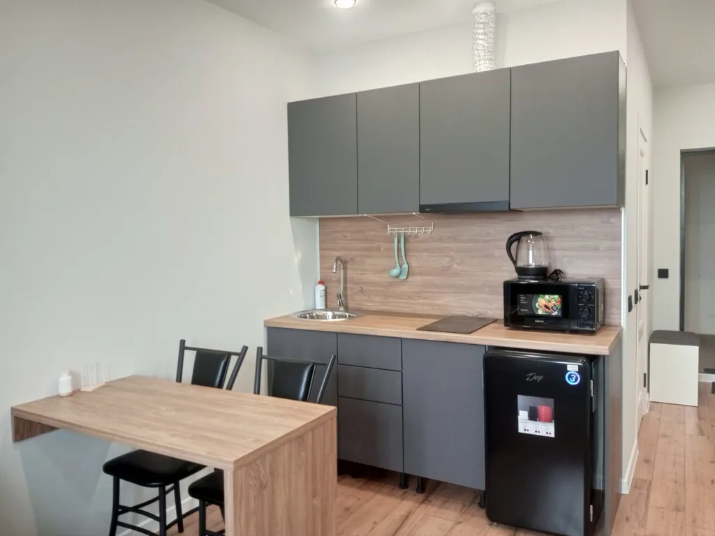 Уютная студия с видом на реку