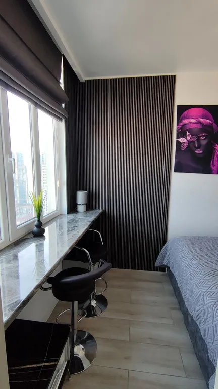 Евро-двухкомнатная квартира у моря для наслаждения видом и комфортом