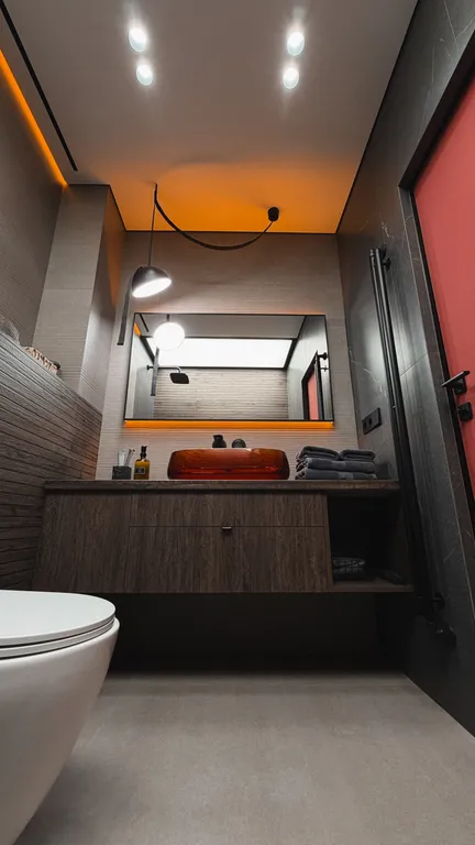 Квартира студия с дизайнерским ремонтом