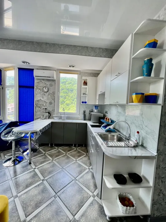 Квартира Квартира Стильная студия на Мацесте с панорамными окнами — Краевско-Армянское