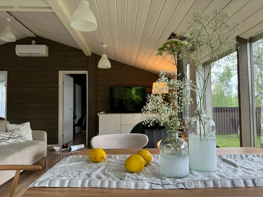 Коттедж Панорамный дом с сауной и чаном у заповедника — Семеновское