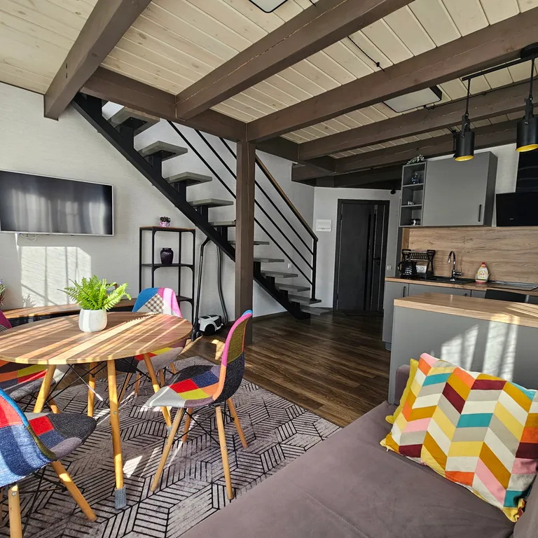 Квартира Прекрасная двухуровневая квартира с видом на горы — Красная Поляна