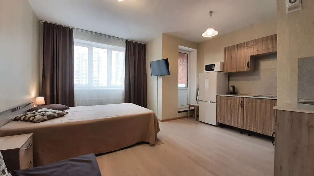 Уютная студия у метро Парнас