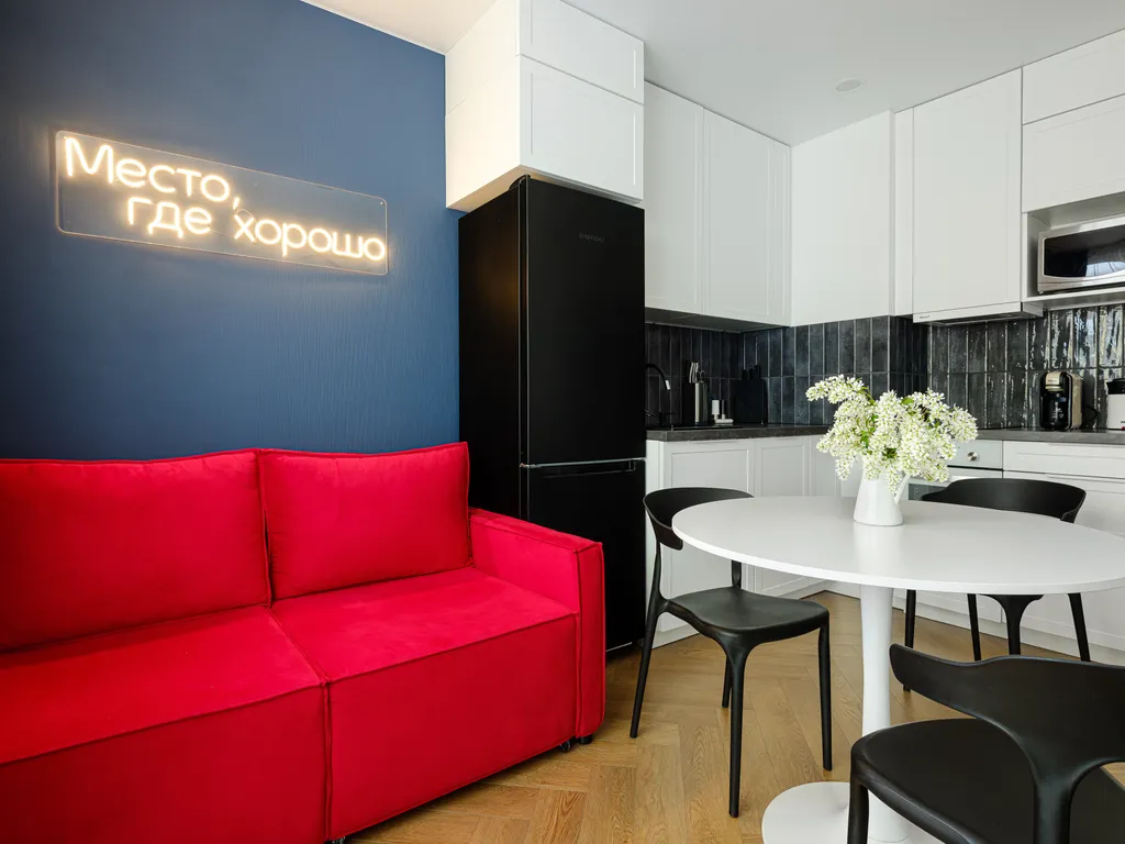 Дизайнерская квартира Блюз в Зеленогорске