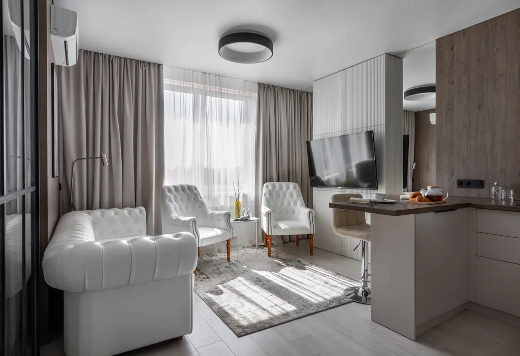 Квартира Современный апартамент с видом на парк Челюскинцев — аренда посуточно в Минск