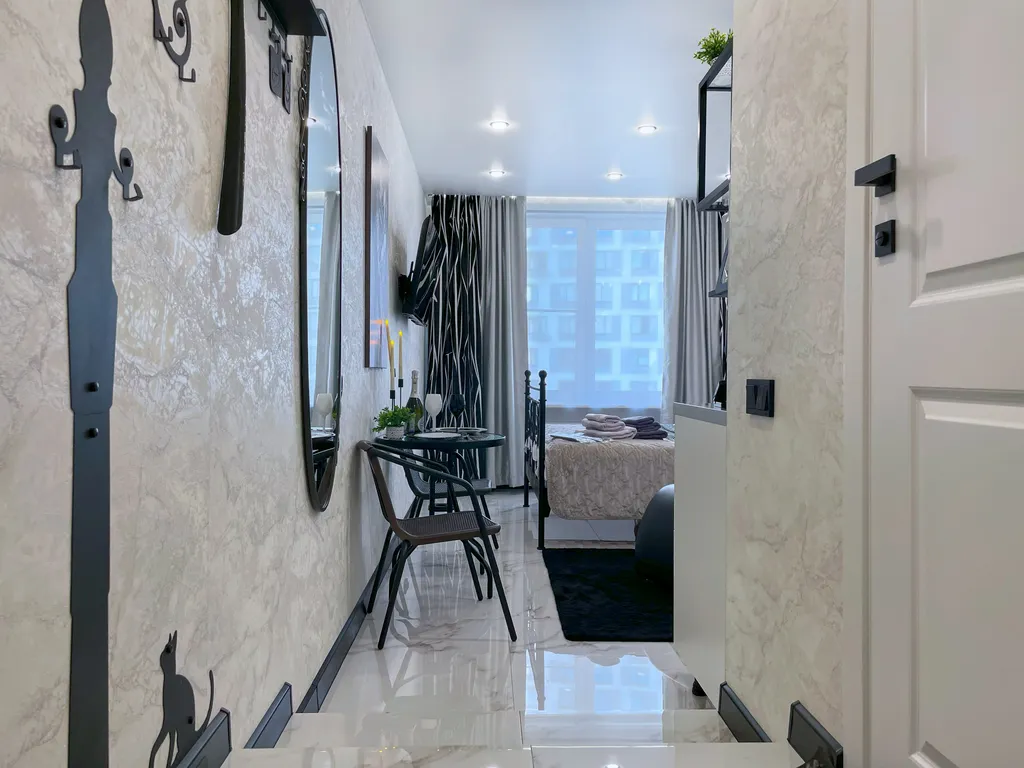 Студия с большой джакузи для двоих