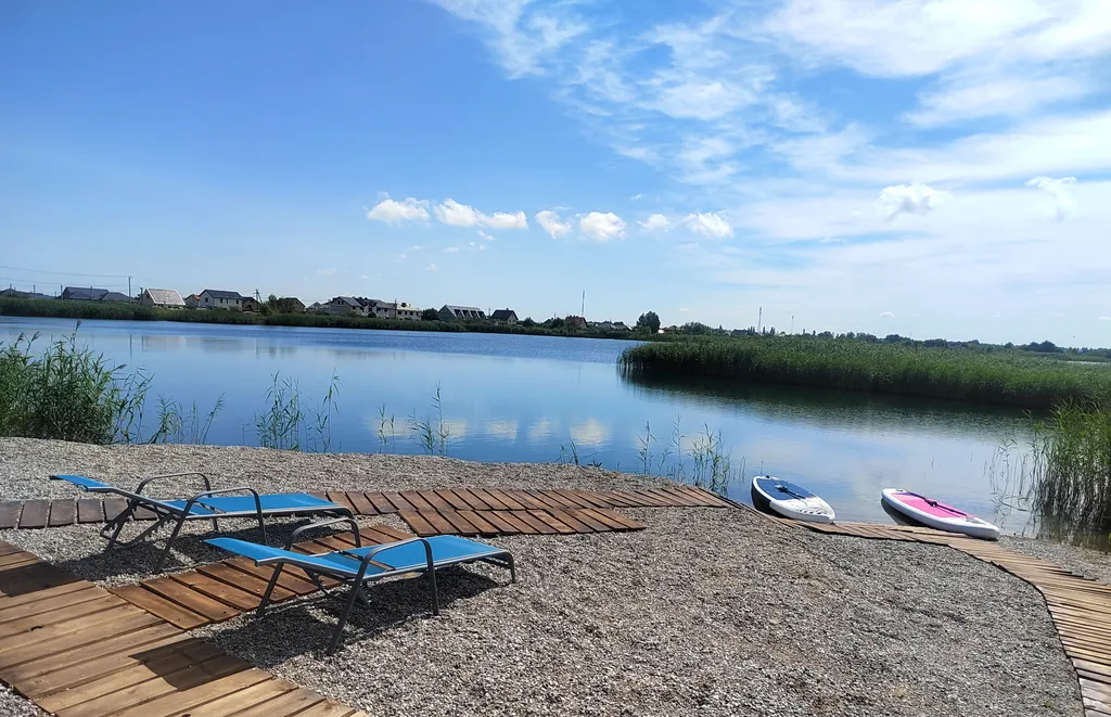 Коттедж Дом на берегу озера с банным чаном — Сокольники