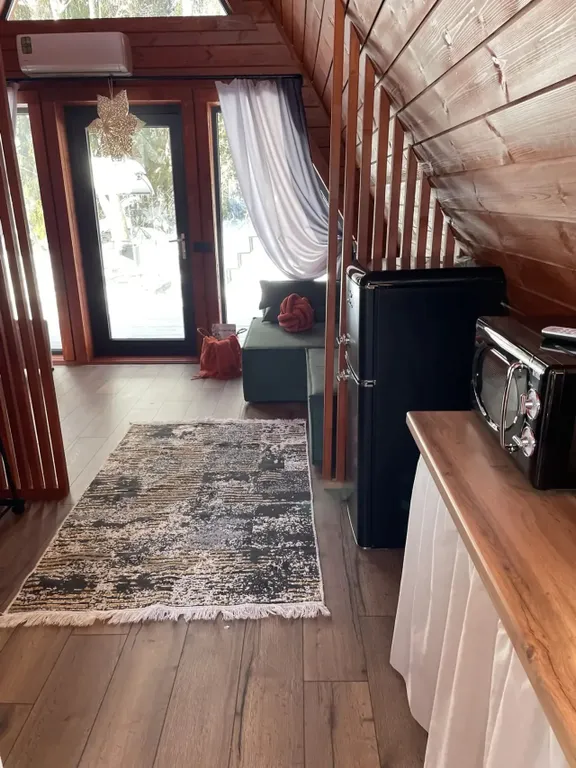 Коттедж A Frame Палисандр с панорамным видом в лес, чаном и мангальной зоной — Черленково