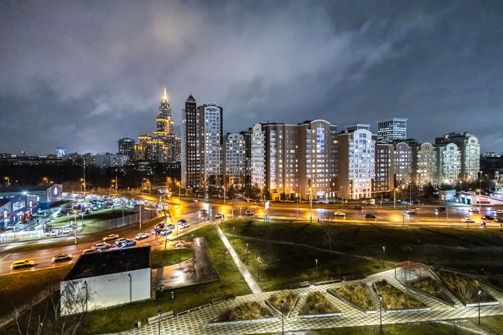 Квартира Квартира Видовой апартамент с панорамным выходом на улицу Микояна и ЖК Триумф — Москва