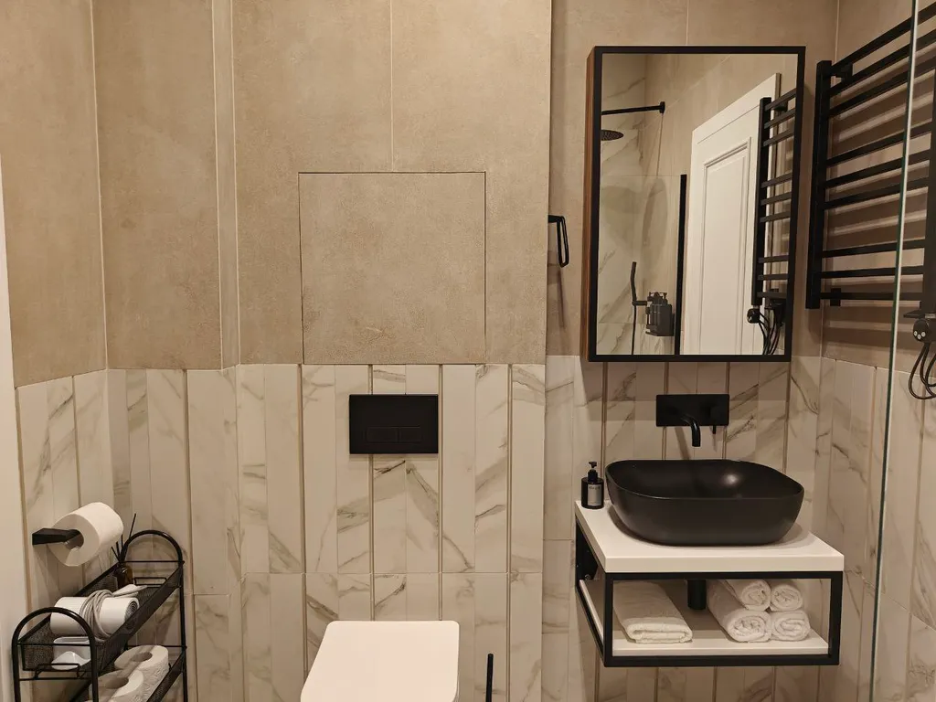 Квартира Квартира Современная евротрешка в ЖК бизнес-класса у метро Курская — Москва