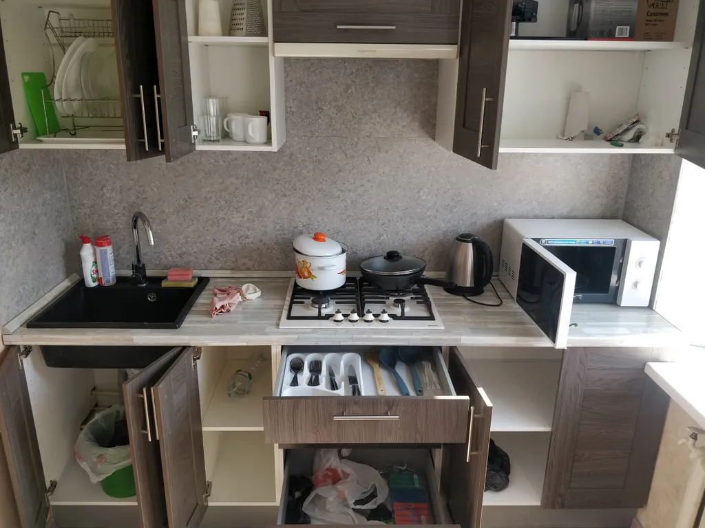 Квартира-студия с новым ремонтом и техникой