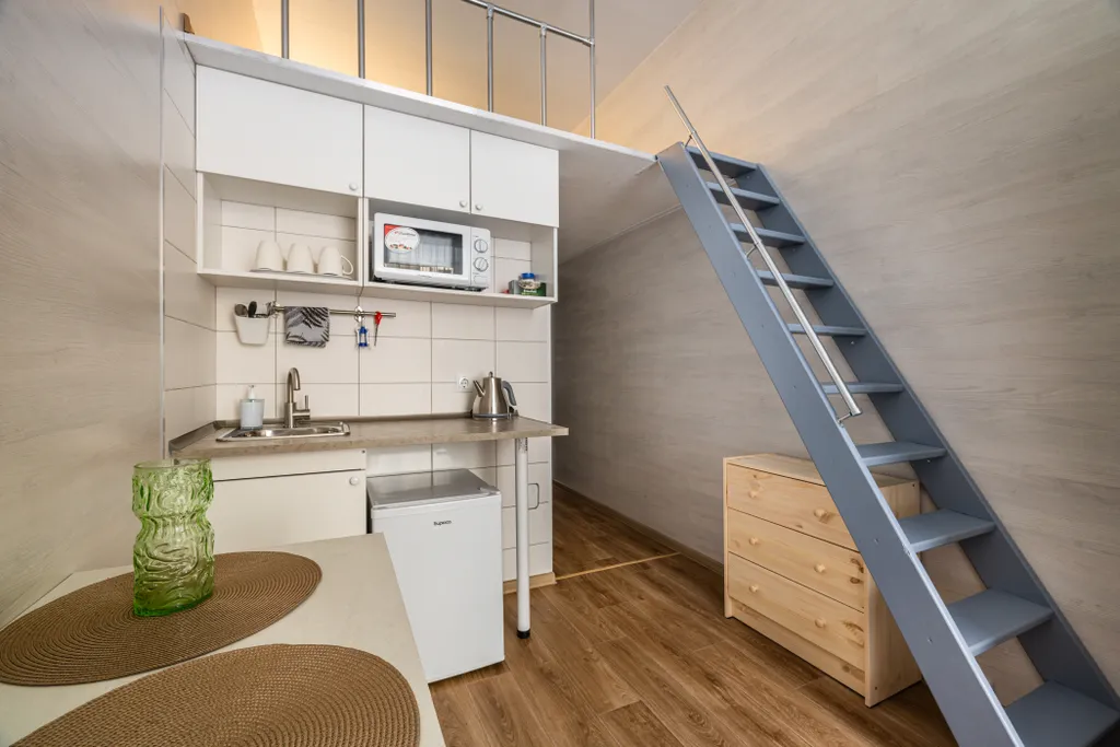 Квартира Квартира Двухуровневая евро студия в самом центре — Санкт-Петербург