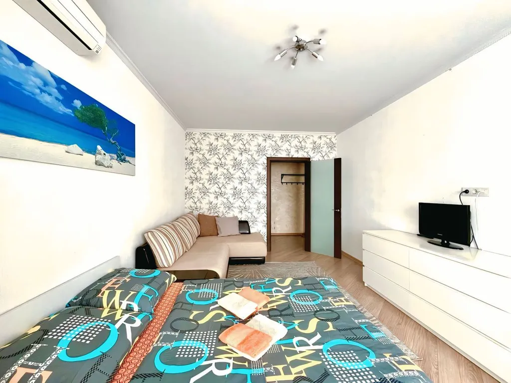 Шикарная квартира с кондиционером и просторной лоджией — аренда посуточно в Химки