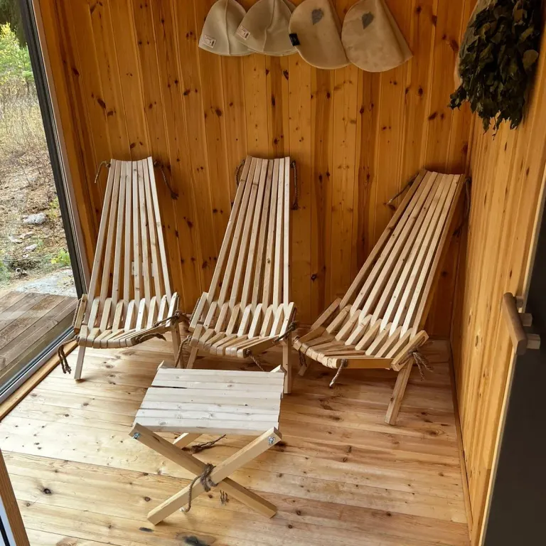 Дом в лесу с баней и чаном