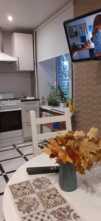 Уютная квартира в центре Петергофа с видом на сквер и пруд