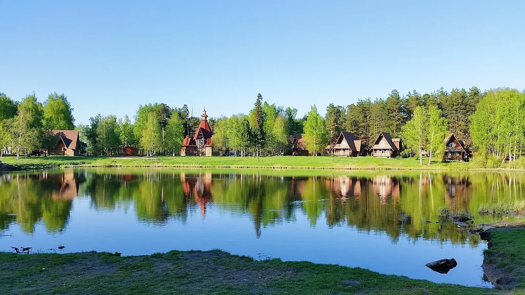 Квартира в парке на берегу озера