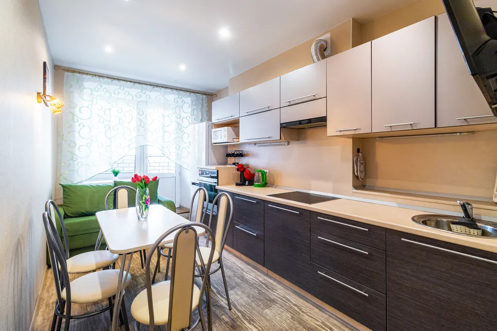 2-комн апартаменты в новом доме у Ж/Д в-ла, 5 мин до метро+кофемашина